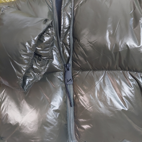 Noize Brand Streetwear Cropped Puffer Jacket, Ladys Size L - Picture 4 of 7